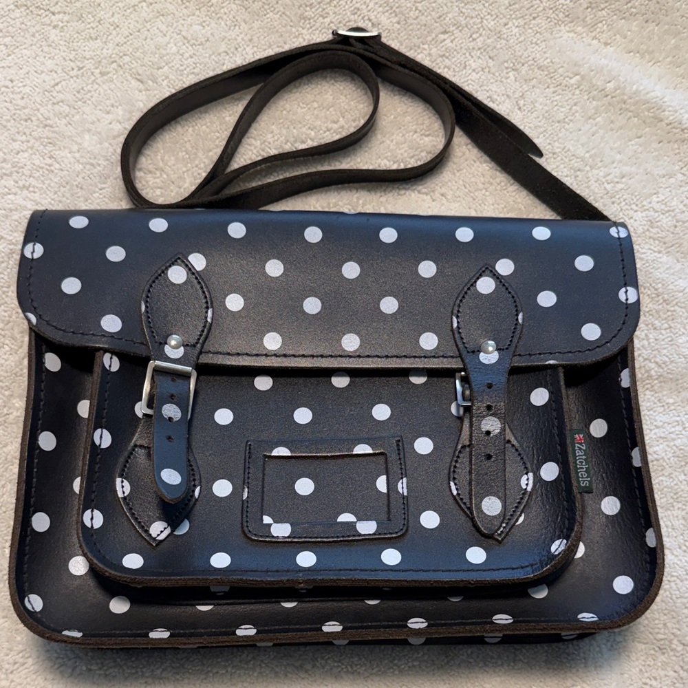 Zatchels Leather Briefcase style bag